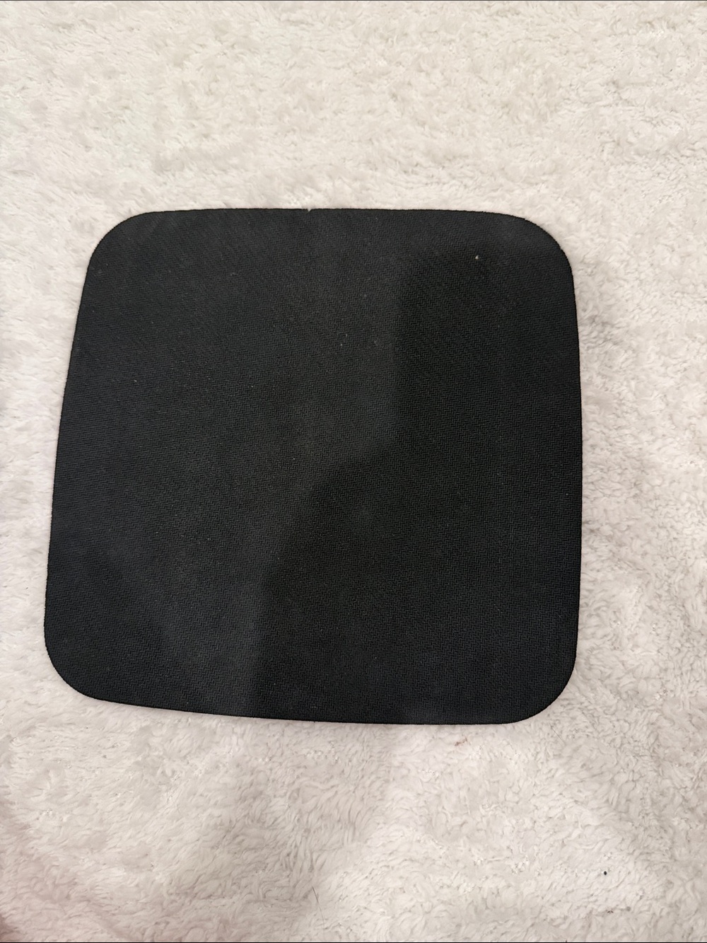 Marble-Print Gray Computer Mouse Pad - Picture 2 of 4